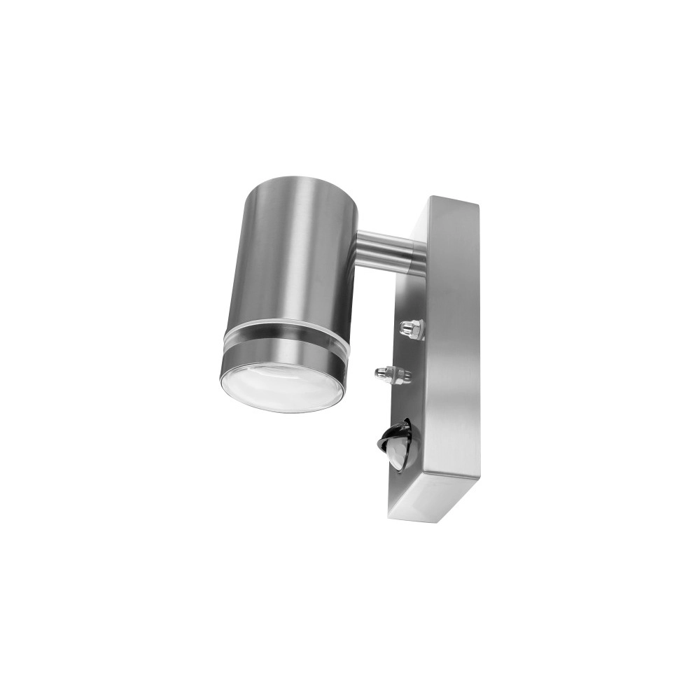 Wandscheinwerfer mit Sensor Opden Edelstahl – 1x GU10 Lyora 5055788285632