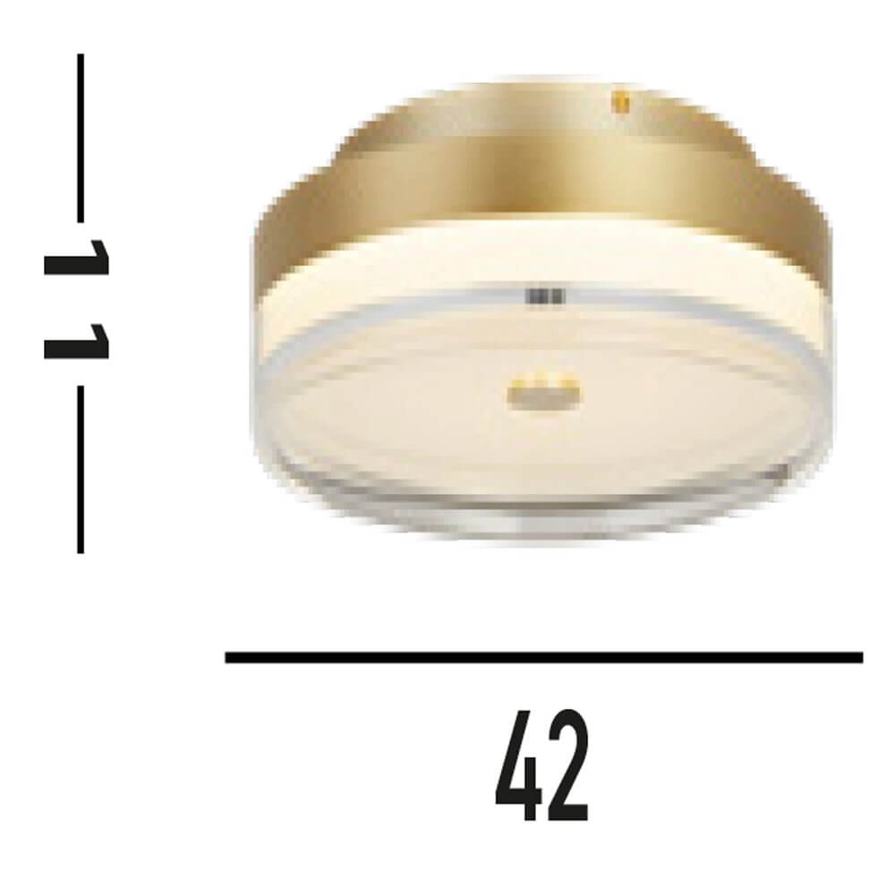 Deckenlampe Cyprus Ø 40cm gold Searchlight 5053423273723