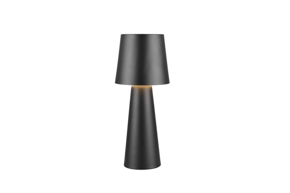 Nachttischlampe Nubian Schwarz Trio 4017807616132