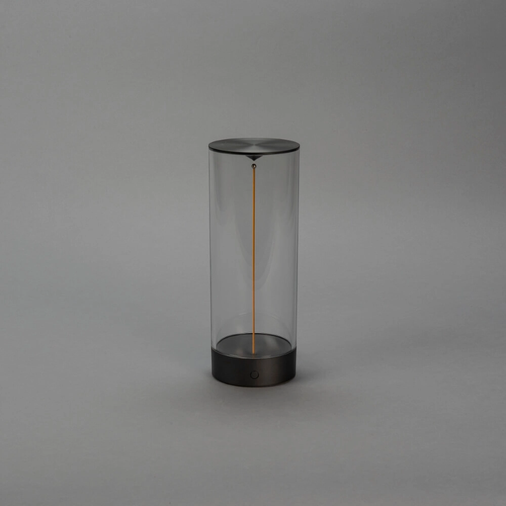 Wiederaufladbare Lampe Edison S anthrazit