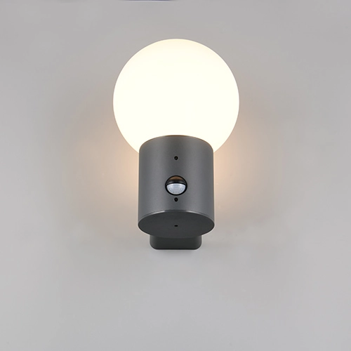 Kugelwandlampe Mures Anthrazit mit Sensor Trio 4017807687200