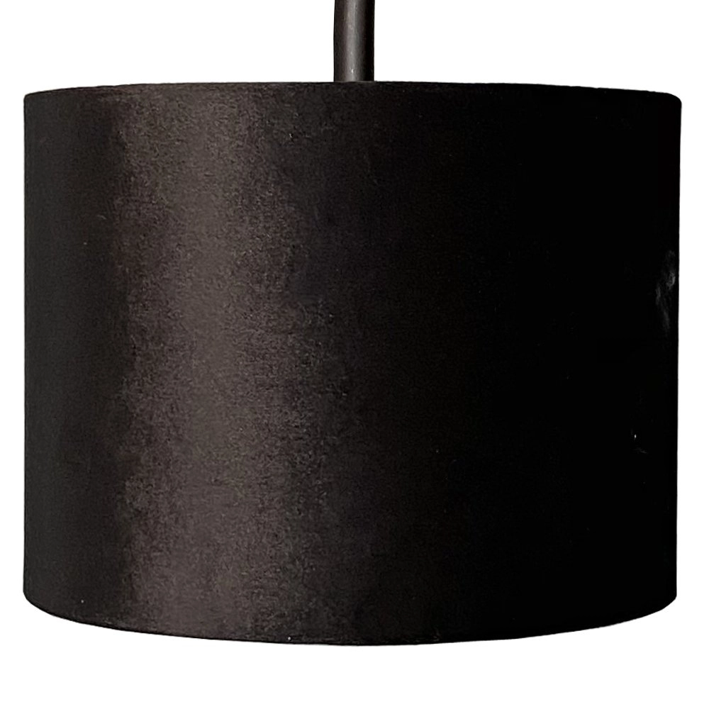 Schwarze Wandlampe Venus mit schwarzem Lampenschirm Masterlight 8718121251172