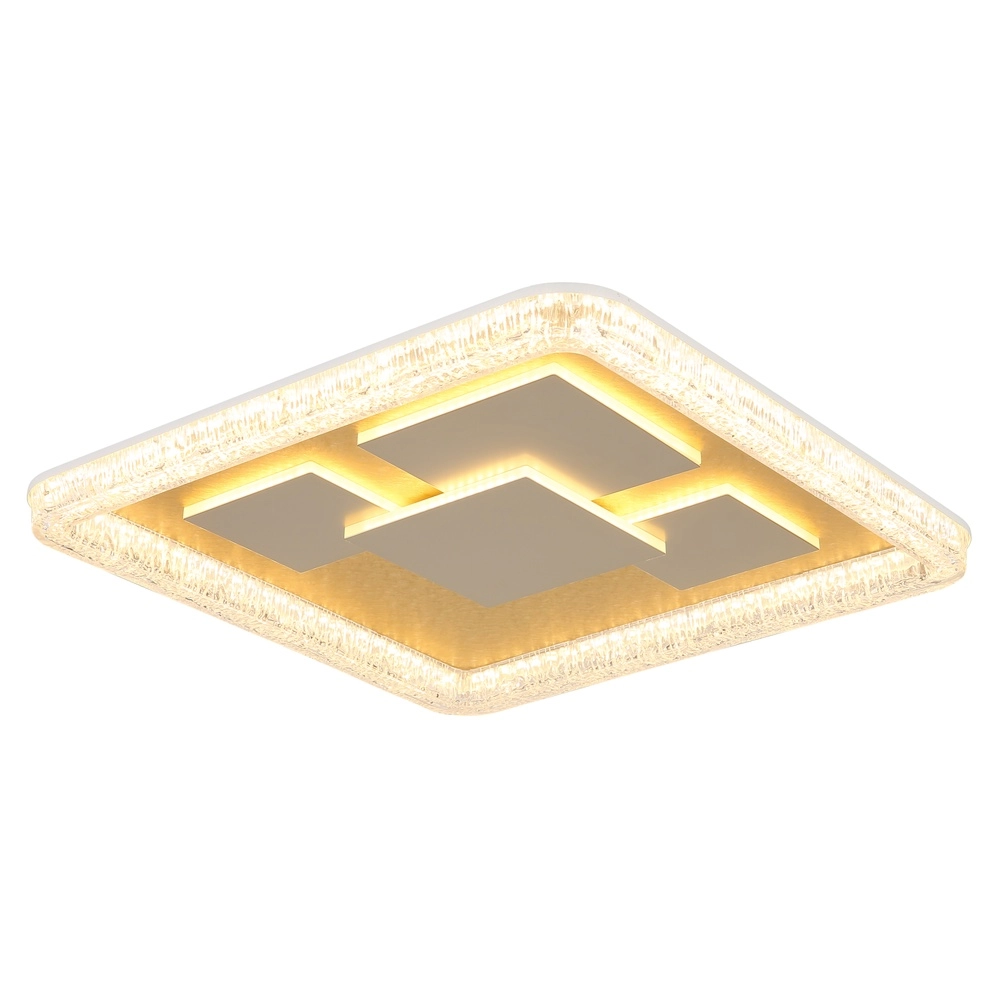 Deckenlicht Loraine mit eindeutigem Effektquadrat