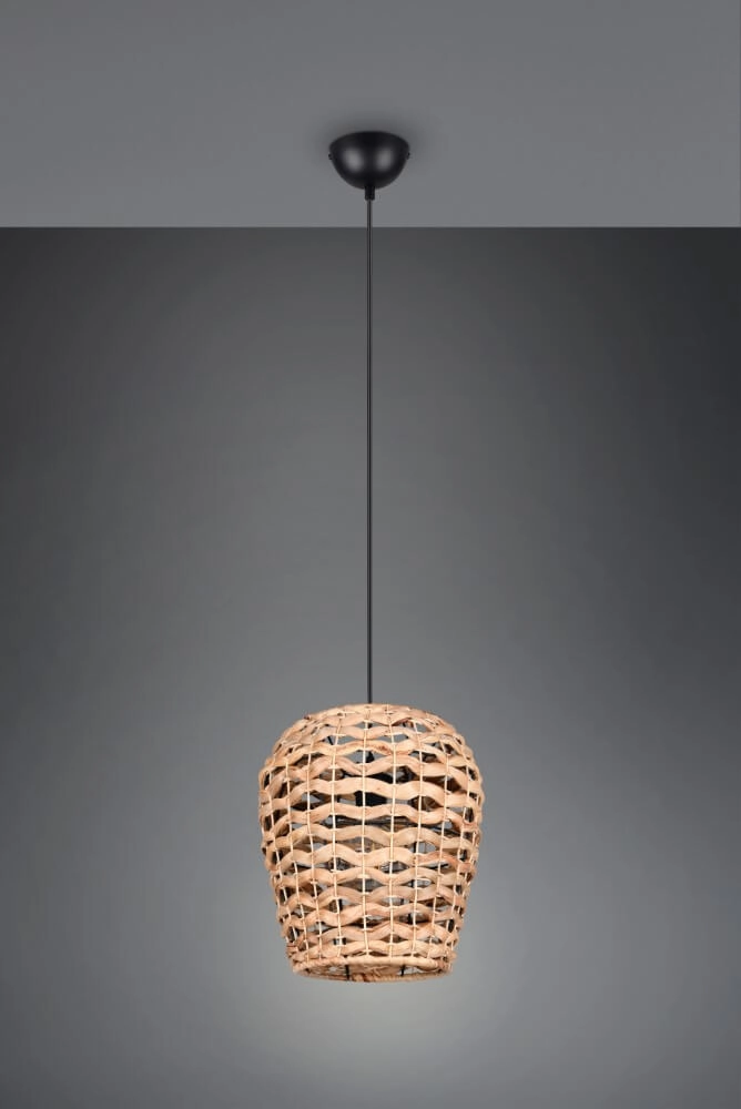 Country Pendelleuchte Jean Ø 29cm Rattan Trio 4017807637670