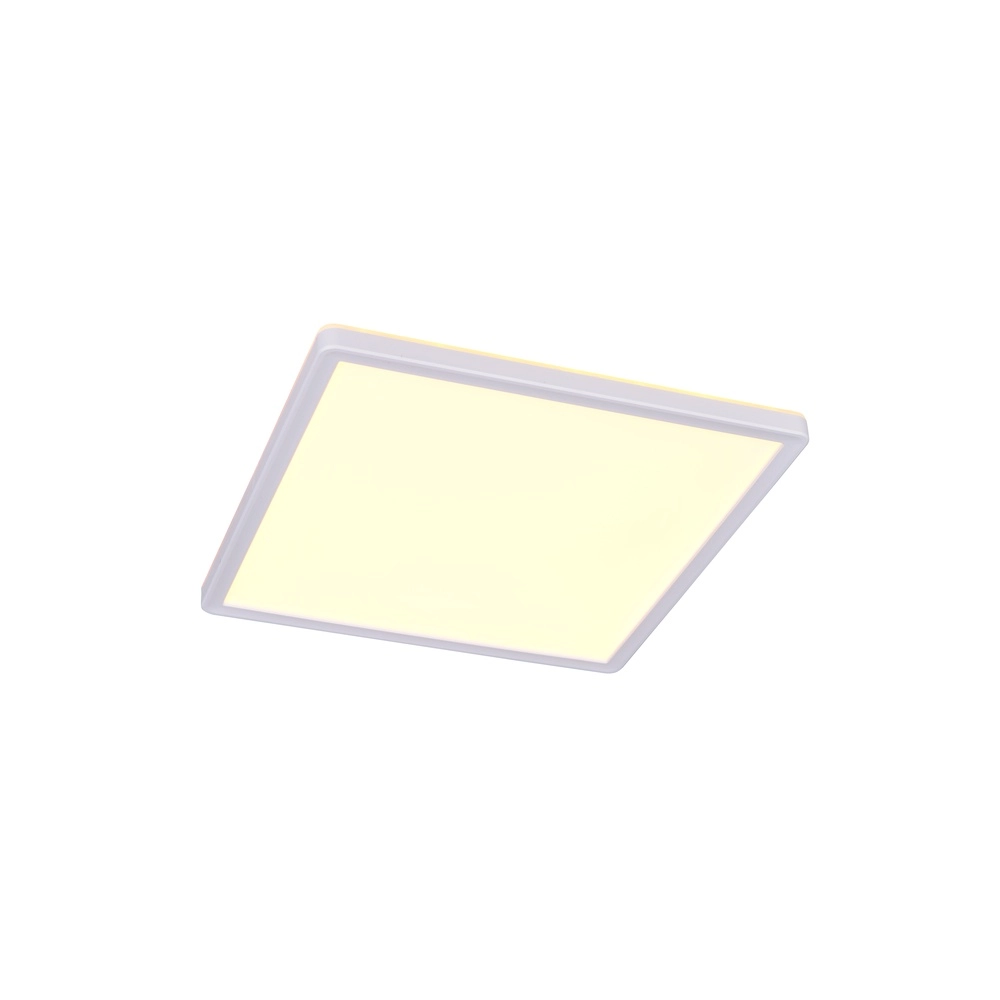 Quadratische Deckenlampe Emra Weiß 29 cm