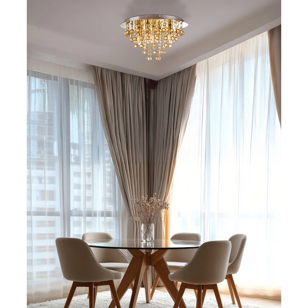 Deckenkronleuchter London gold Ø 46 cm Globo 4048194072348