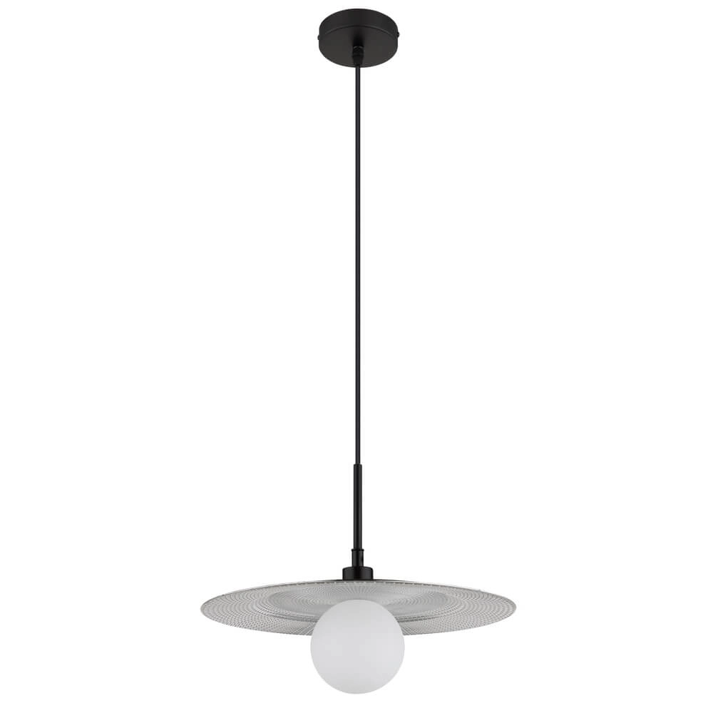 Schwarze Pendelleuchte Riga Ø 33cm Globo 9007371447022