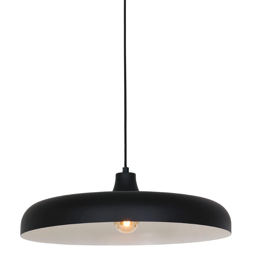 Schwarze Hängelampe Krisip Ø 50cm