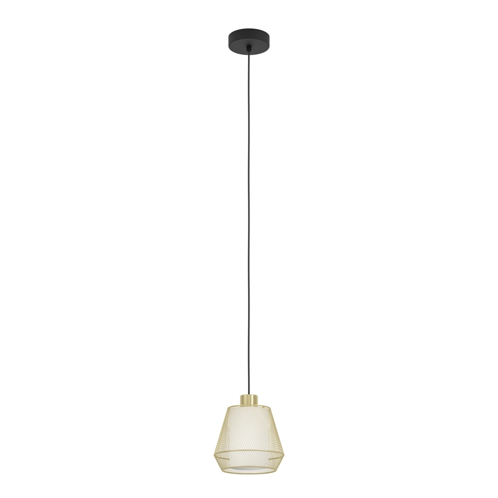 Goldene Pendellampe Ciudadela Ø 18cm