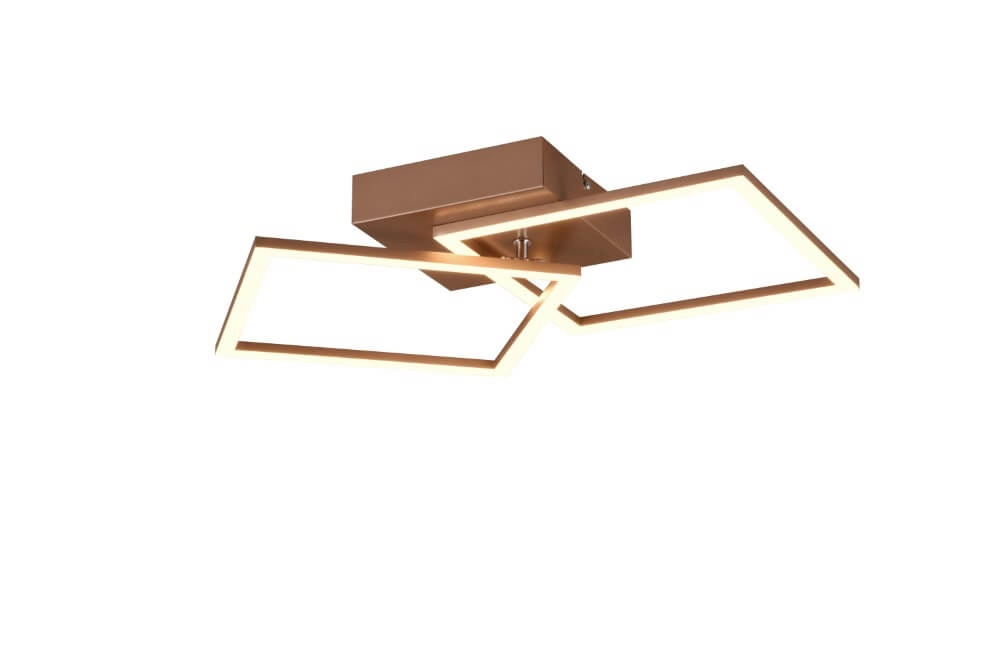 Designer-Deckenleuchte Trail braun Trio 4017807578973