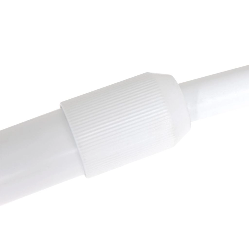 Weiße Bogenlampe Maze Naturel mit Rattanhaube Steinhauer 8712746185812