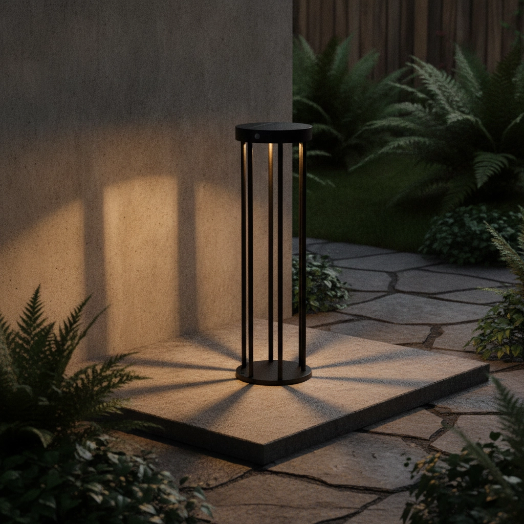 Solar-Gartenleuchte Aigo anthrazit 50cm