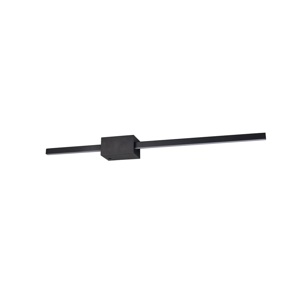 Moderne Wandlampe Cassino Schwarz 70,5 cm Trio 4017807683226