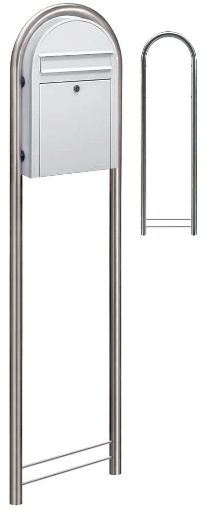 Briefkasten Classic S 9016 Weiß Bobi 6417237039071