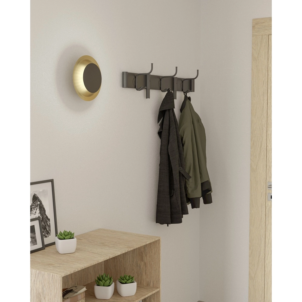 Wandlampe Tocina Ø 24cm – schwarz mit Gold Eglo 9008606292646