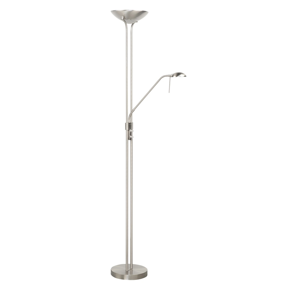 Klassische Leselampe Luna nickel Ø 26cm Highlight 8718379026980
