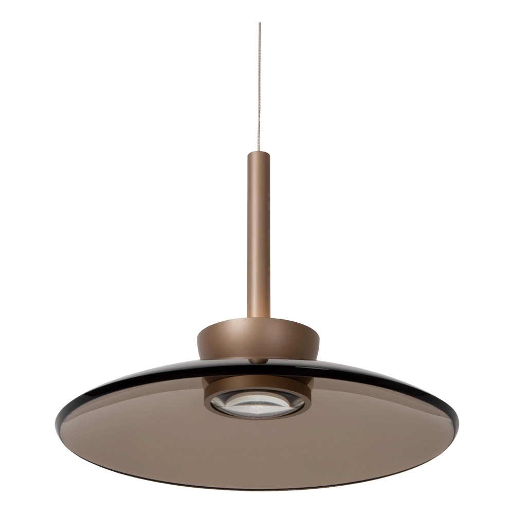 Glas-LED-Pendellampe Santiago Ø 32cm – Champagner Premium by Lucide 5411212221919