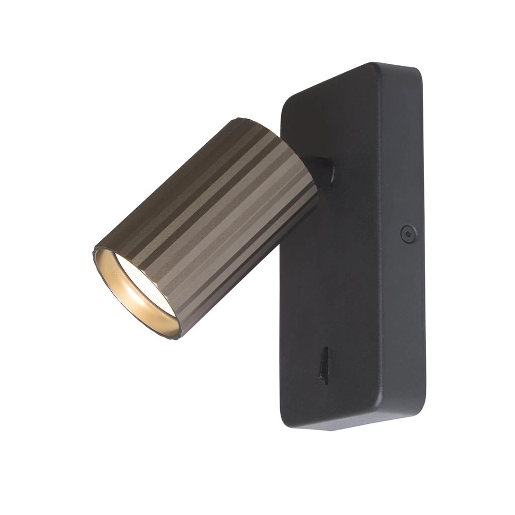 Nachttischlampe Anna Bronze