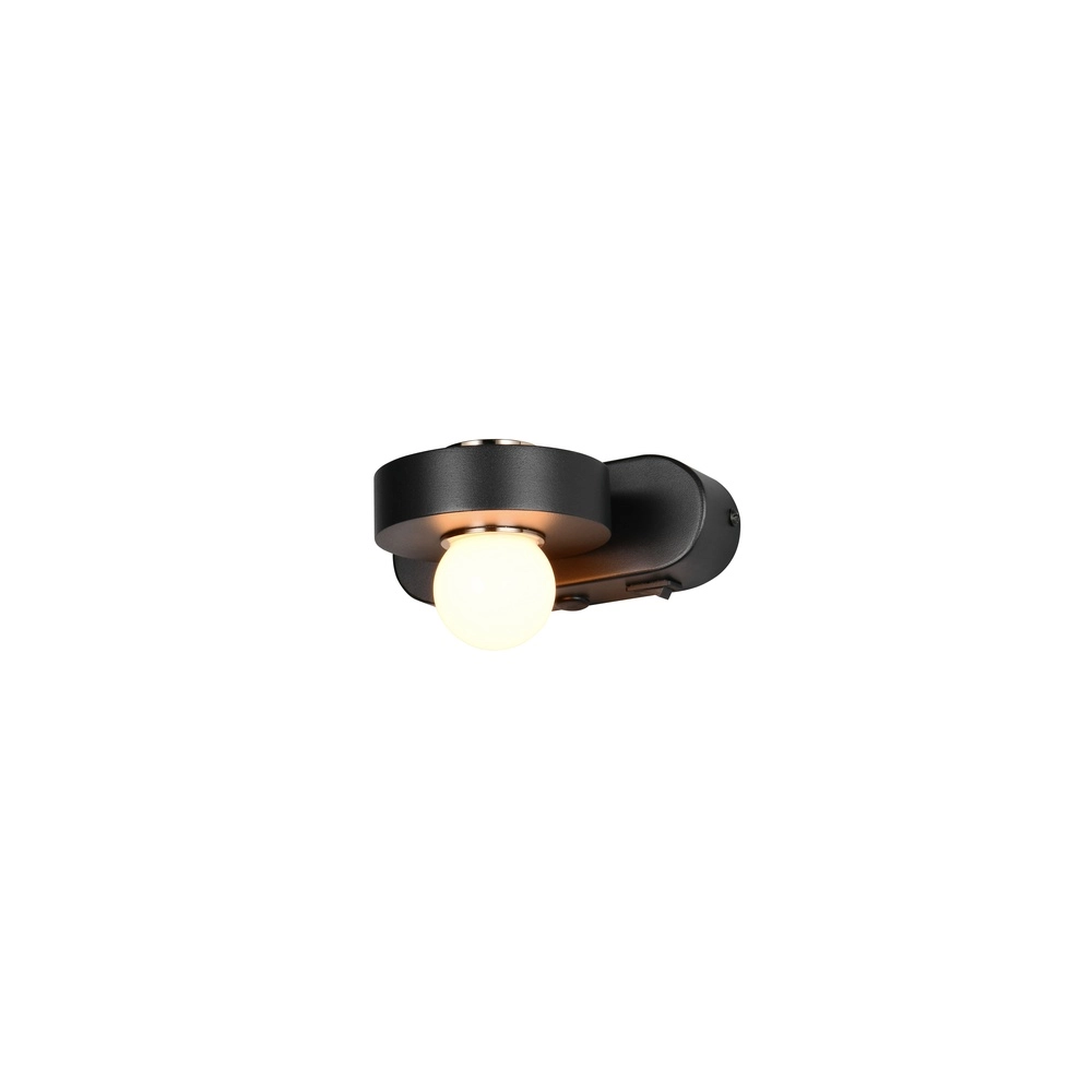 Wandlampe Arpino Schwarz 15 cm Trio 4017807683639