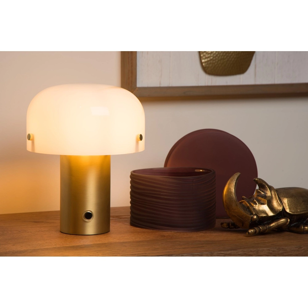 Tischlampe Timon 17,5 cm Gold Lucide 5411212051387