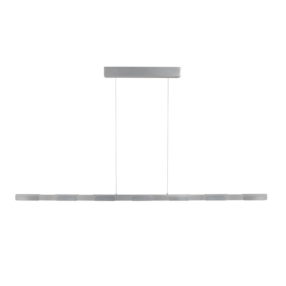 Schlanke Pendelleuchte Bloc Metallic-Grau Steinhauer 8712746148268