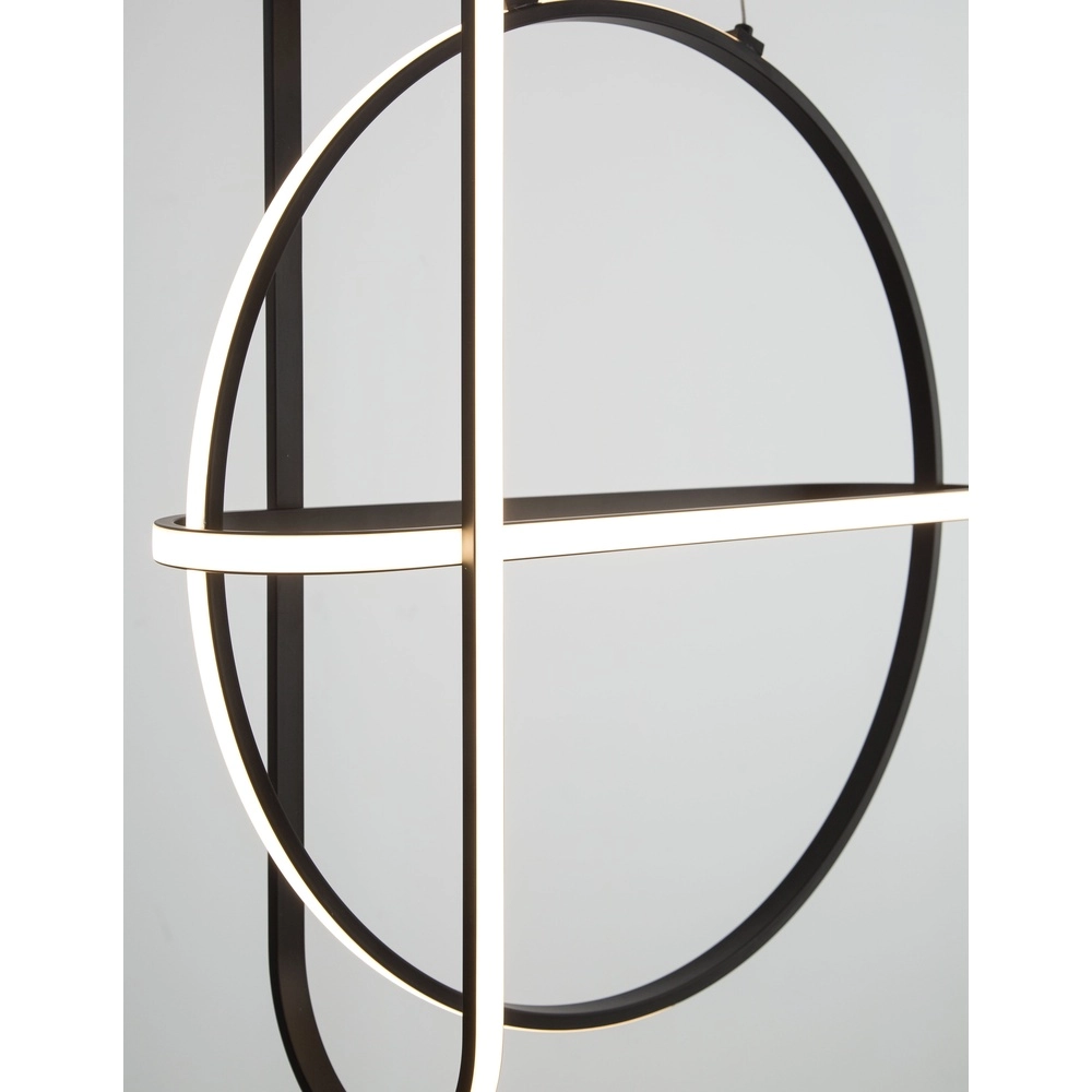 Design-Pendelleuchte Arte schwarz rund Lyora 5212017426048
