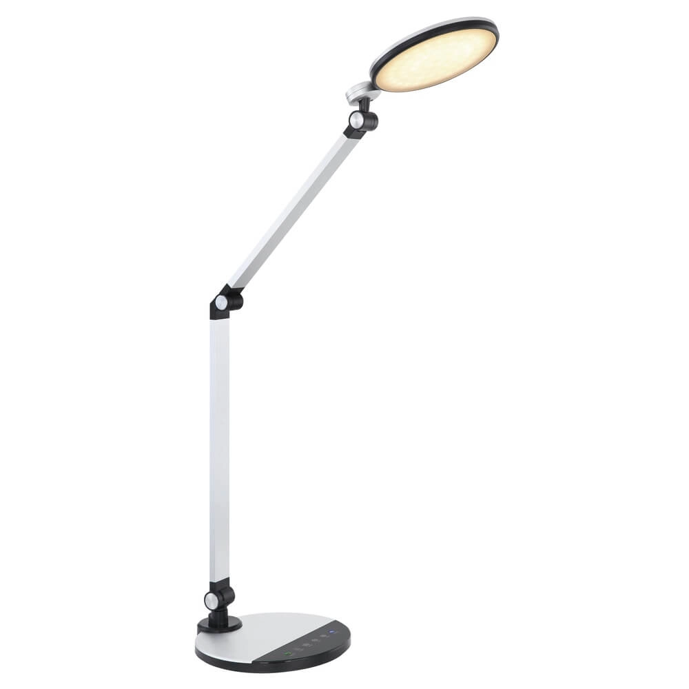 Schreibtischlampe Konsti grau Globo 9007371428120