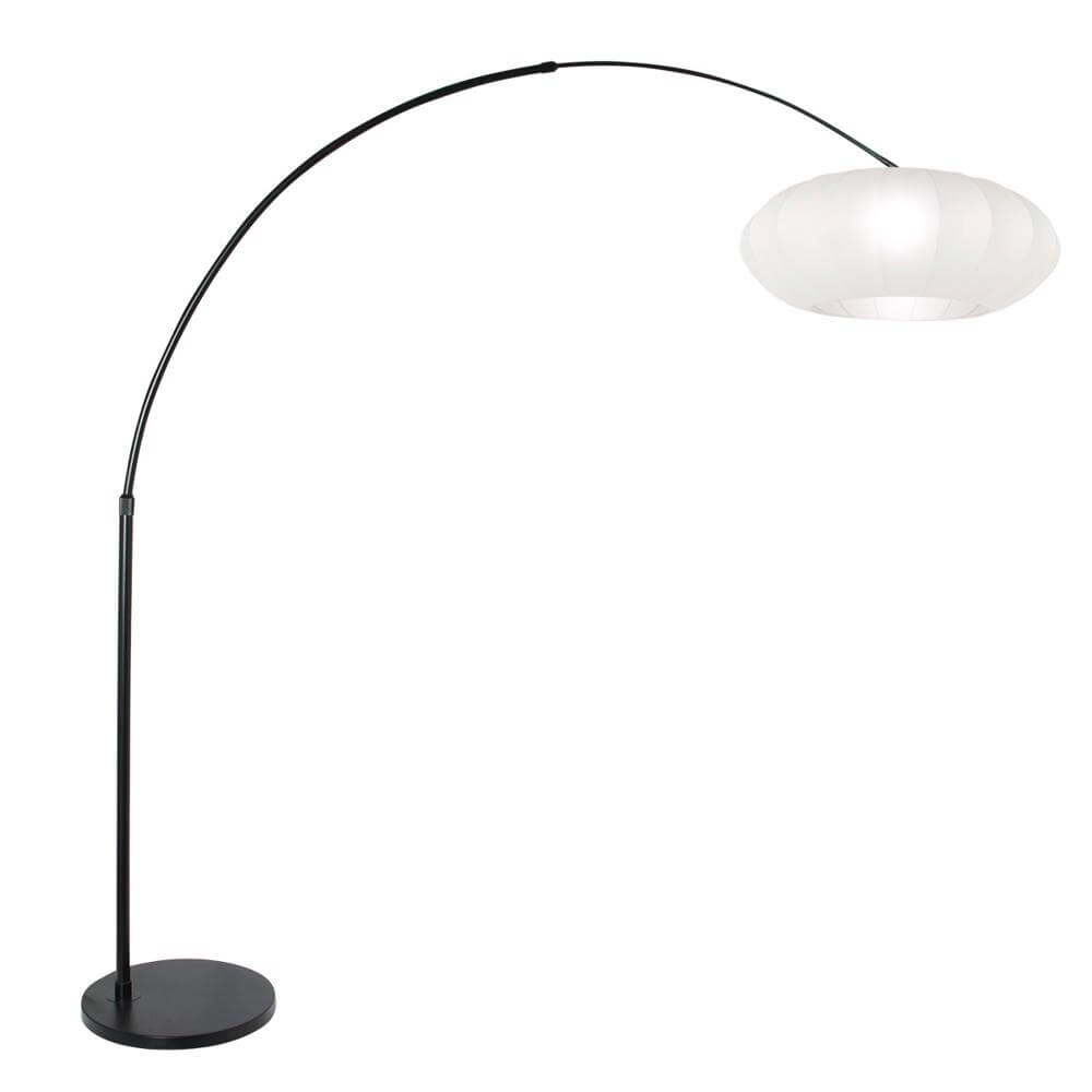 Bogenlampe Sparkled Light schwarz mit weißer Kapuze Steinhauer 8712746173123