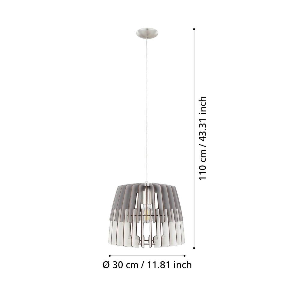 Moderne Pendellampe Artana Nickel Eglo 9002759328245