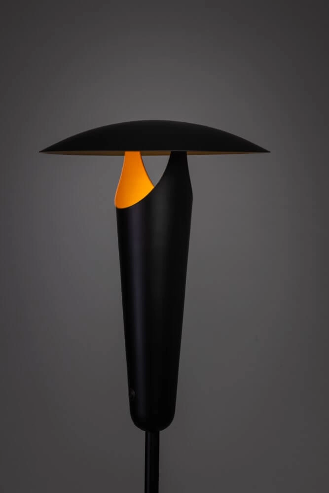 Moderne Stehlampe The Britt schwarz mit gold ETH 8720195304449