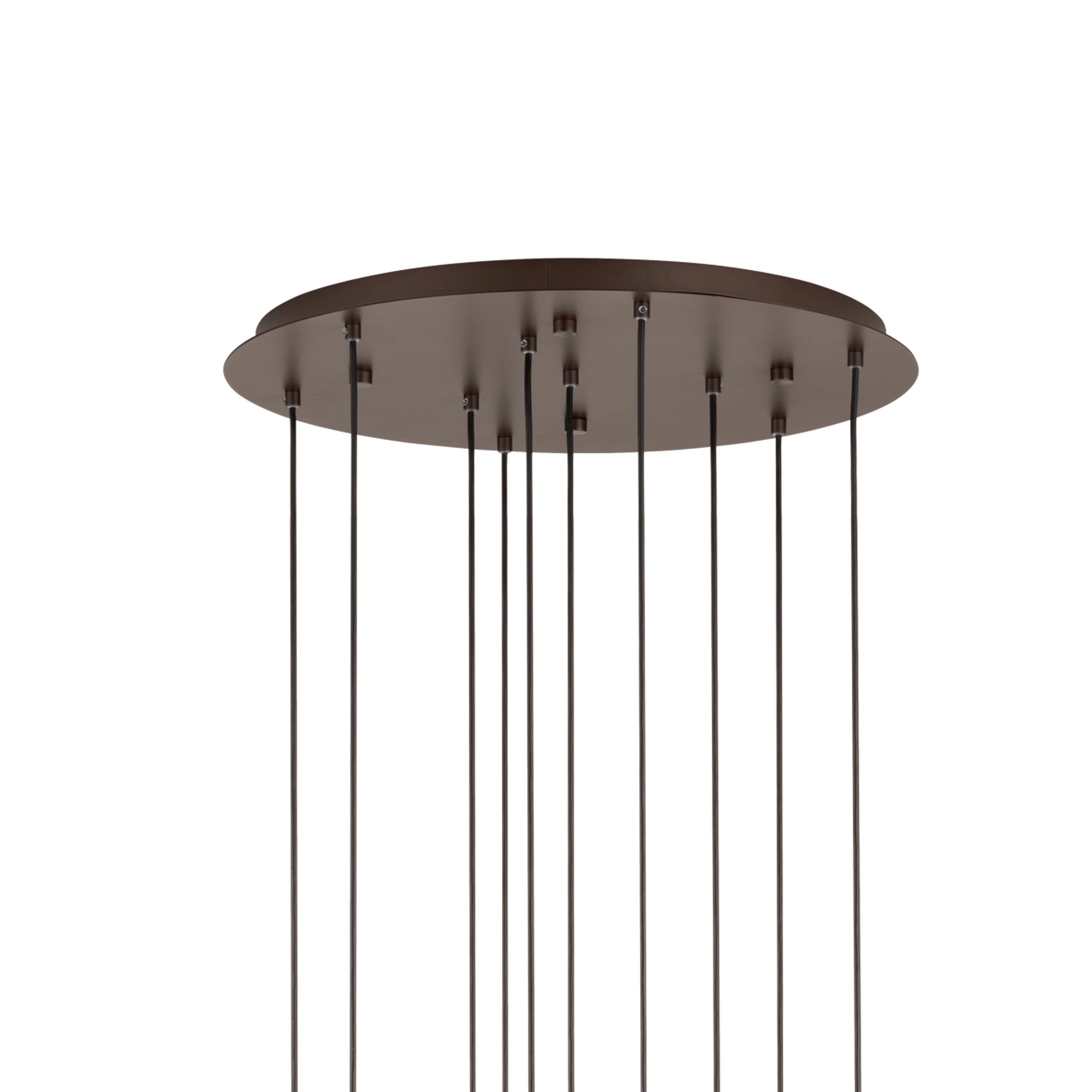 Pendelleuchte Siracusa 10 Lichtbraun mit Kupferglas Stars of Light 9002759395094