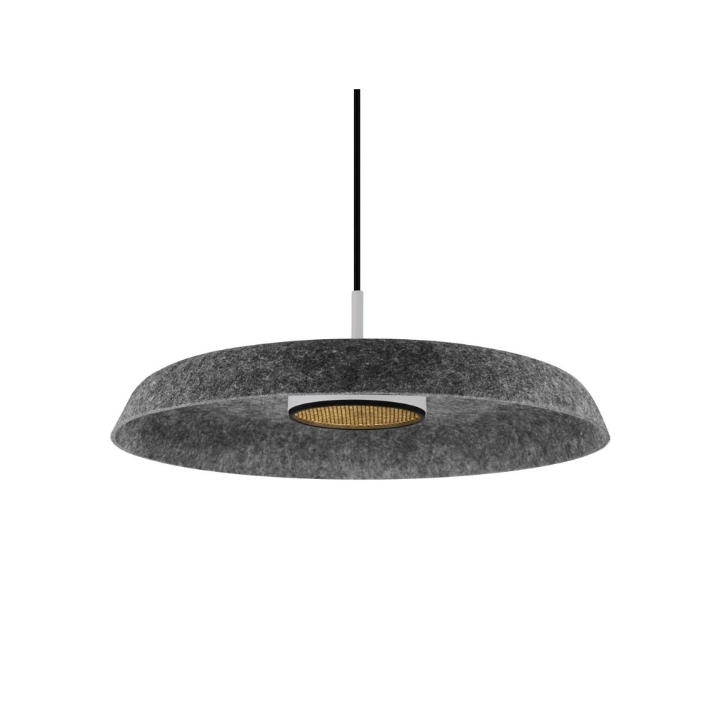 Kapuze aus Filz Grip! Flat Ø 50 x 6,2cm anthrazit SLV 4024163316217