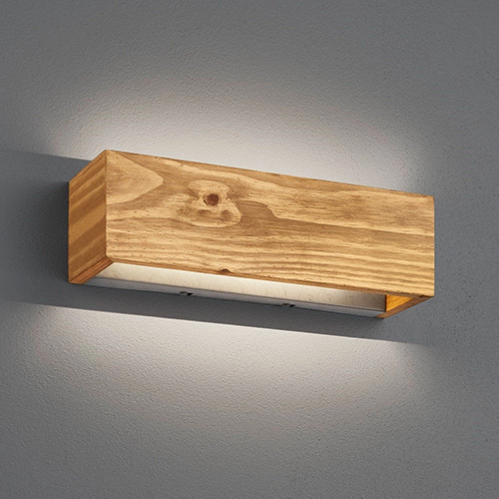 Holzwandleuchte Brad Trio 4017807441895