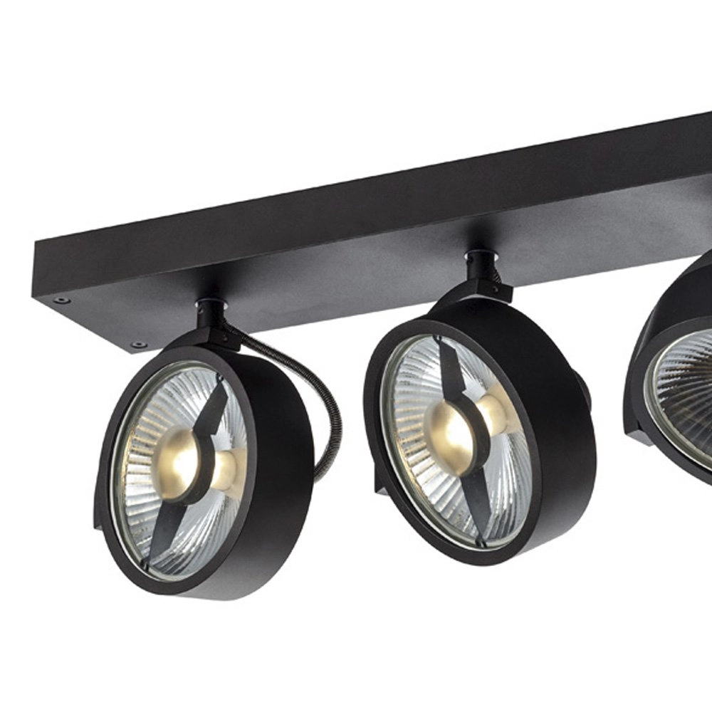 Deckenstrahler Kalu 4-Licht-Schwarz SLV 4024163222419