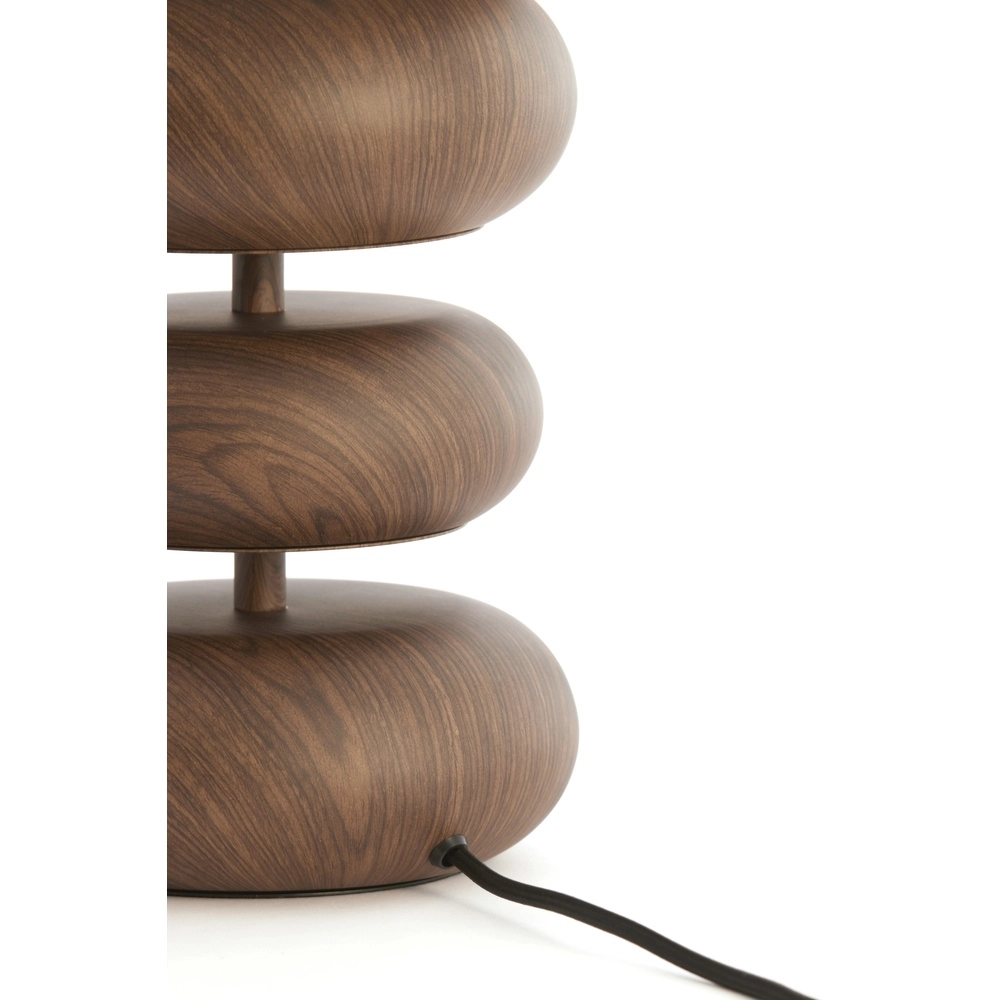 Tischlampe Danialo 67,5 cm – dunkles Holz Light & Living 8717807815219