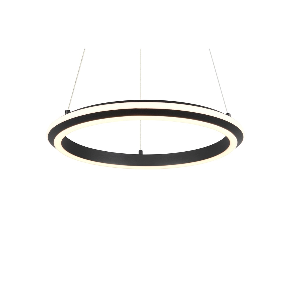 Pendelleuchte Amador schwarz Ø 45cm Trio 4017807656626