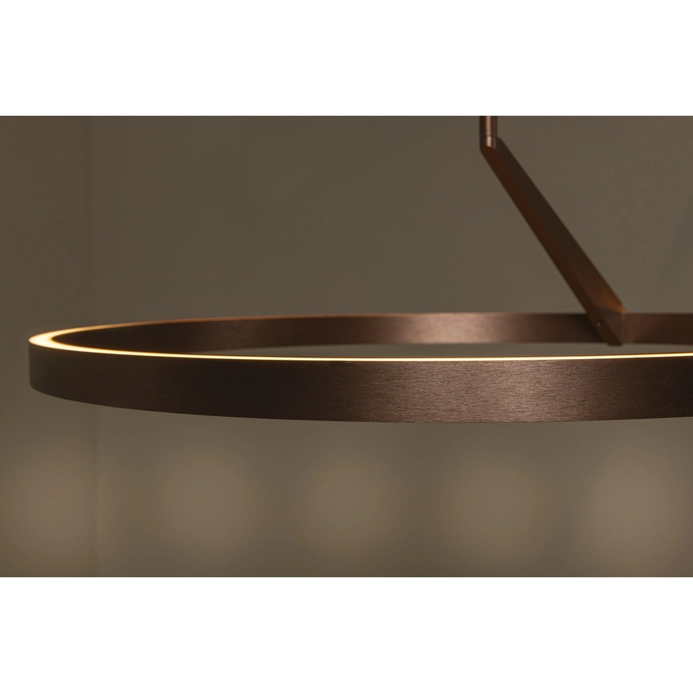 Elegante LED-Pendelleuchte Applause Kupferrot – Ø 60cm Premium by Lucide 5411212221834