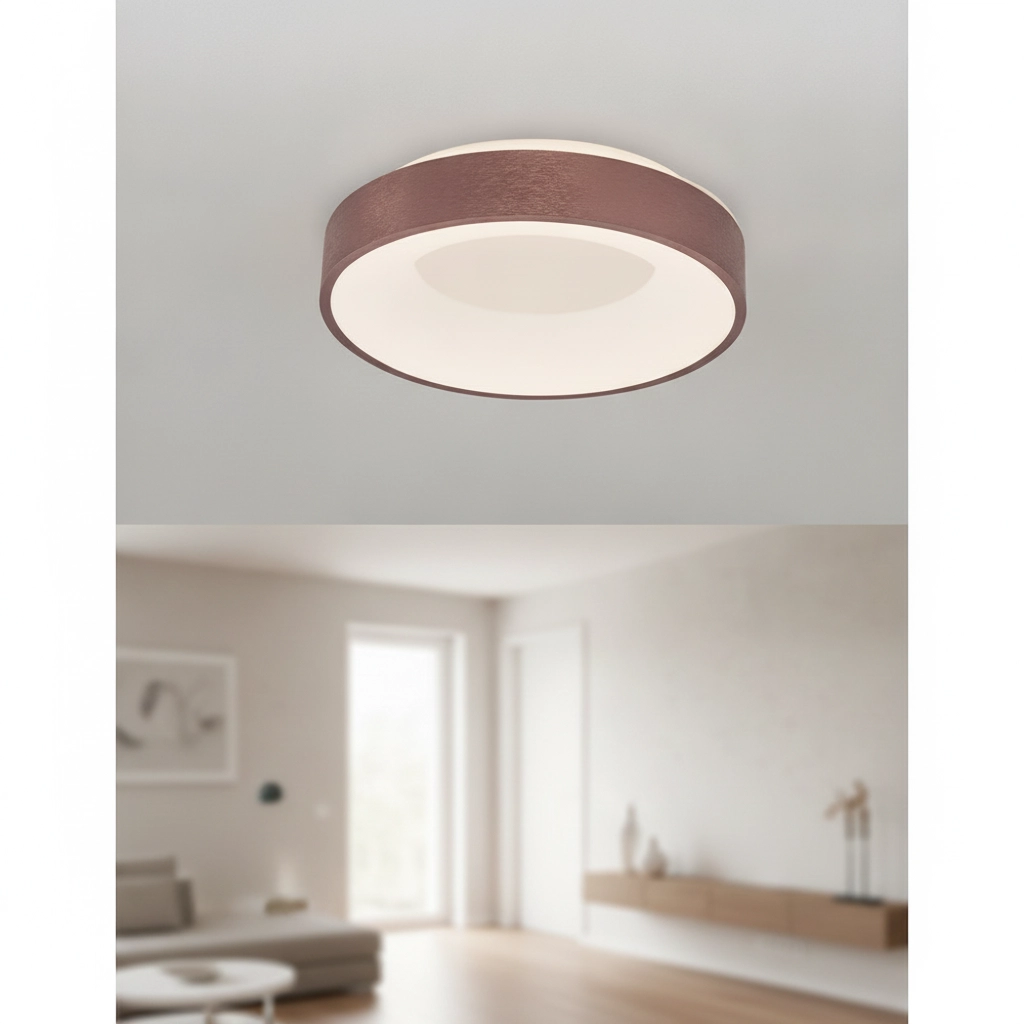 Deckenlampe Rando Thin kaffeebraun Ø 38cm