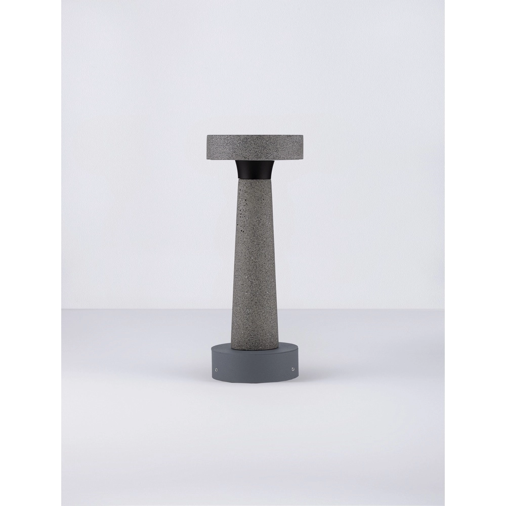 Gartenleuchte Cram Beton grau 30cm Lyora 5212017454676