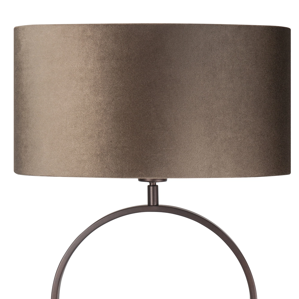 Tischlampe Siena Schokolade 48cm Highlight 8718379050602
