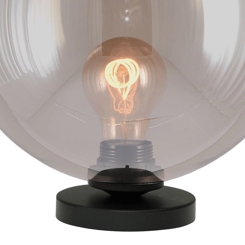 Tischlampe Bella 2 mit Ø 25cm Goldglas Masterlight 8718121340784
