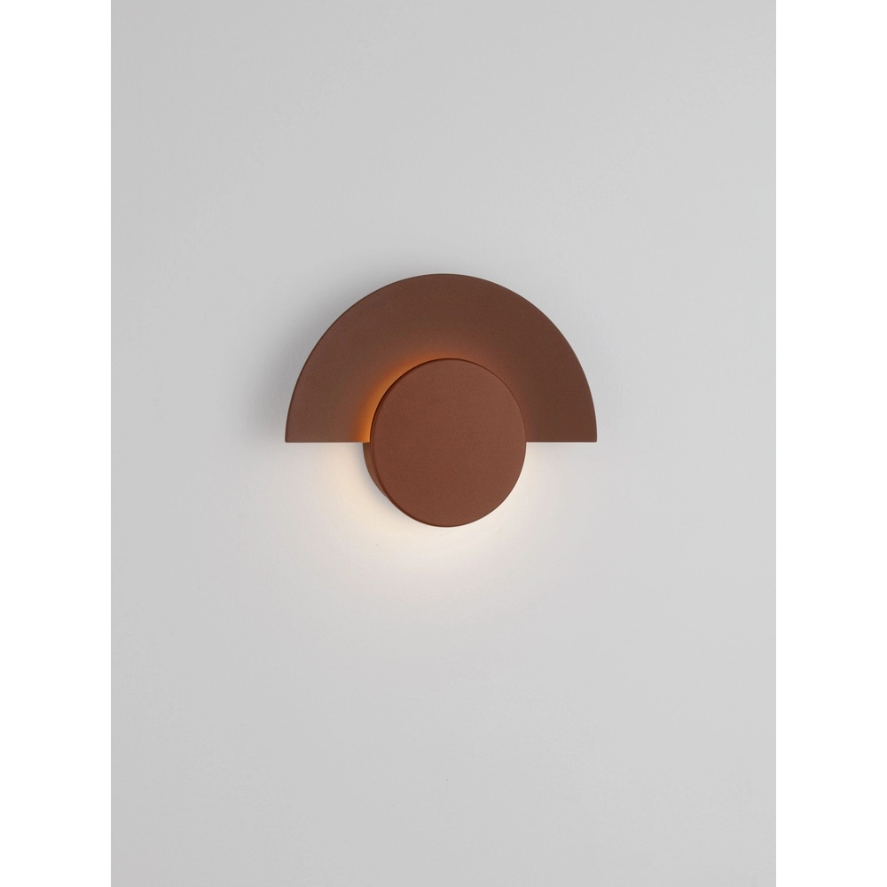 Moderne Wandlampe Gloo rostbraun – 2700K Lyora 5212017497260