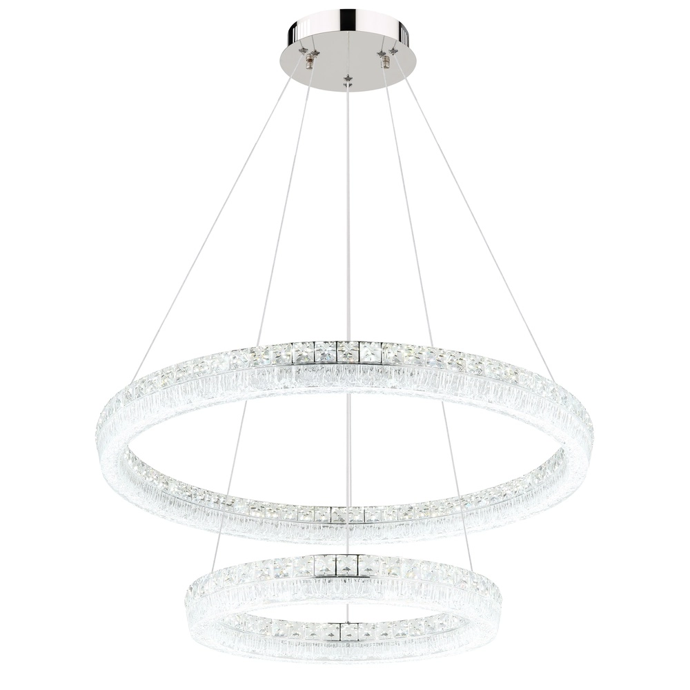 Pendellampe Laurel chrom Ø 80cm Globo 9007371569779