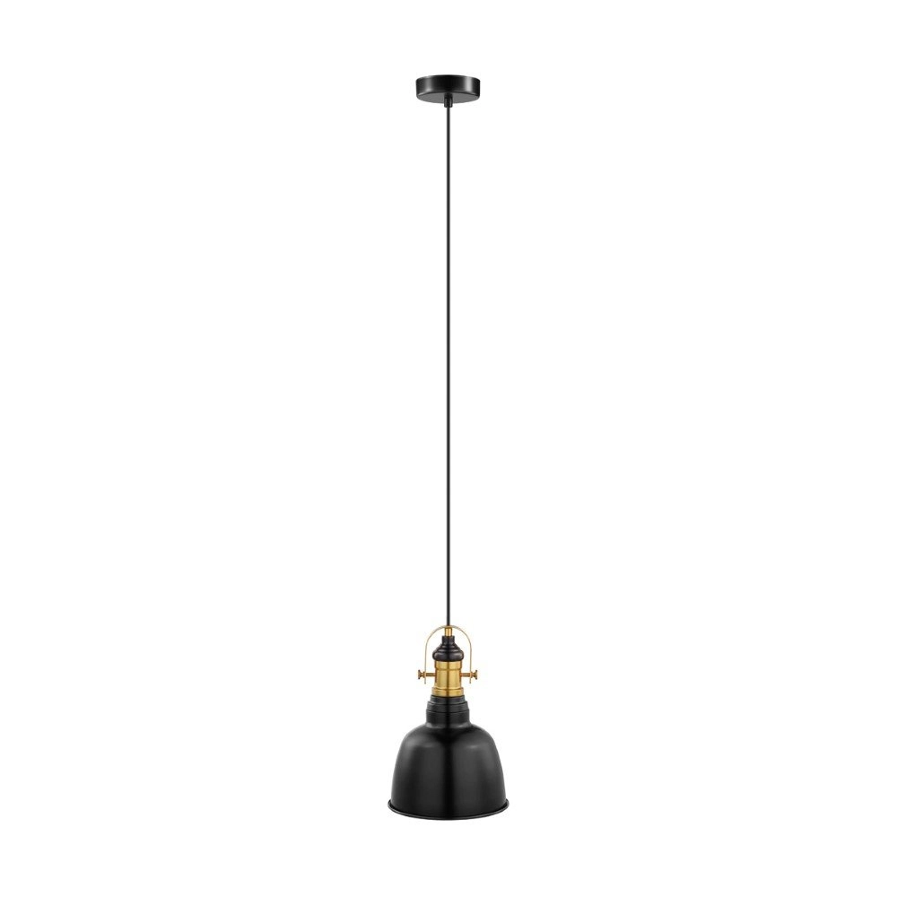 Pendelleuchte Gilwell 18,5cm schwarz mit gold Eglo 9002759496937