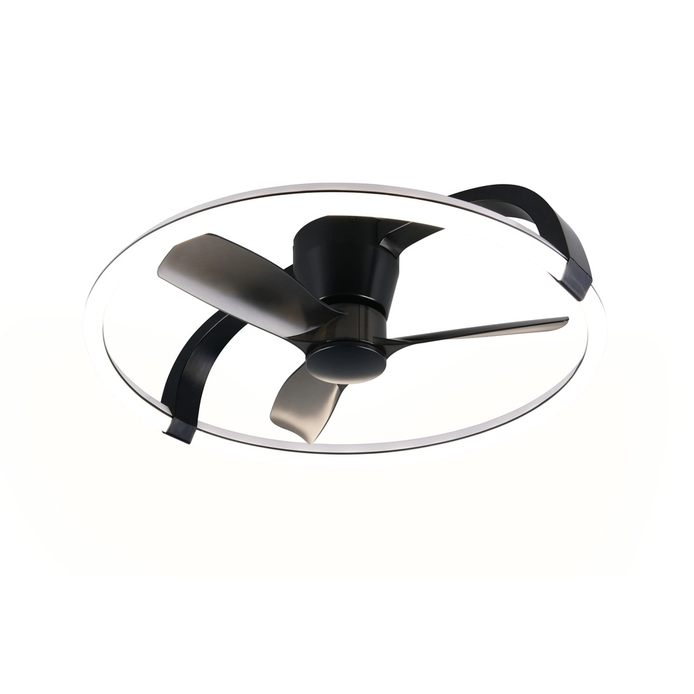 Smarthome-Lüfter Stockholm schwarze Ø 73,5 Tuya Trio 4017807693133