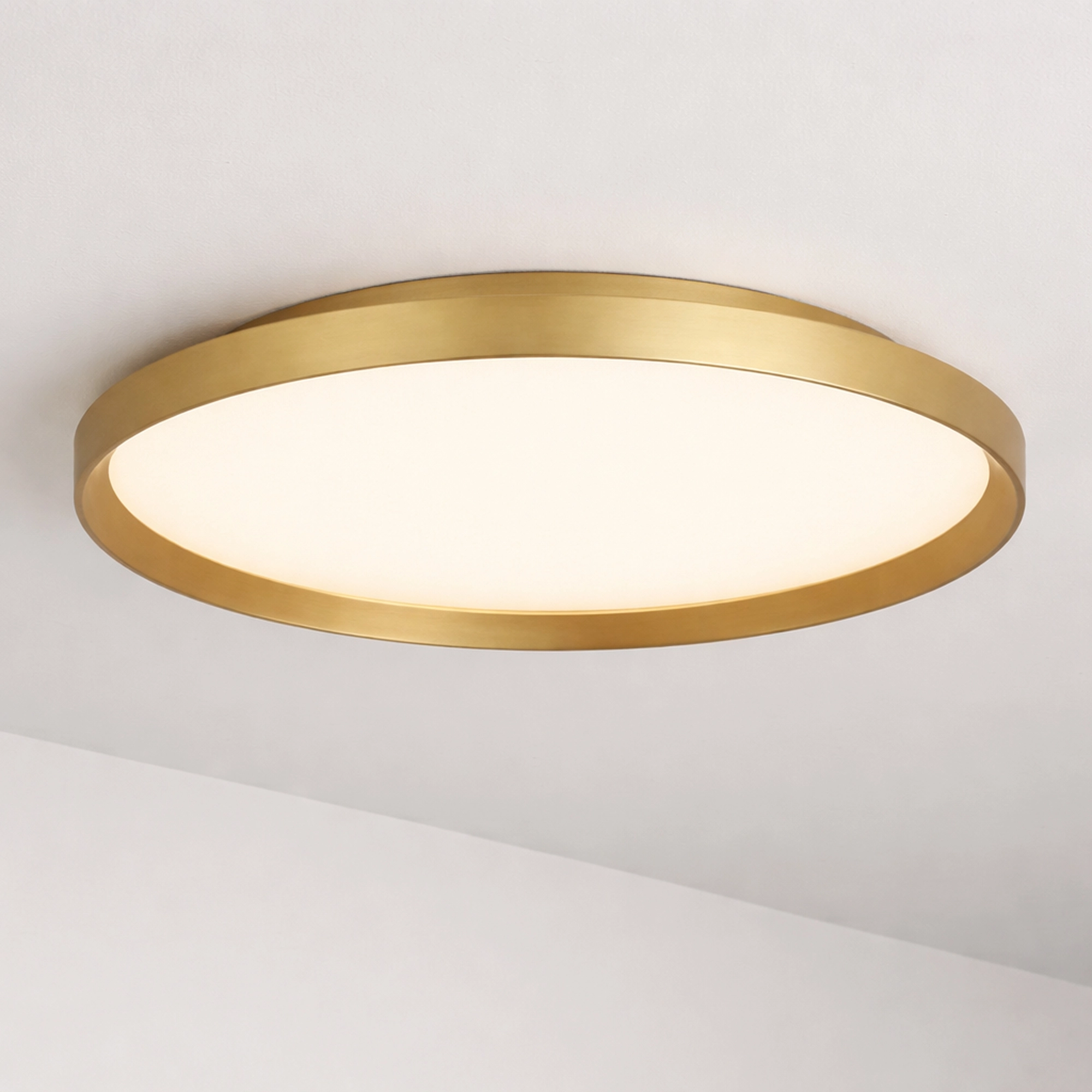 Elegante Deckenlampe Prisma gold Ø 45 cm Lyora 5053423315270