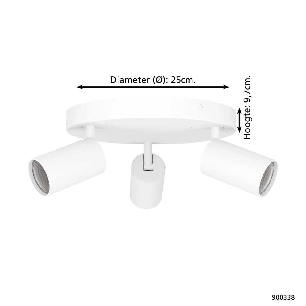 Deckenleuchte Zigbee Telimbela-Z Ø 25cm weiß Eglo 9008606239962