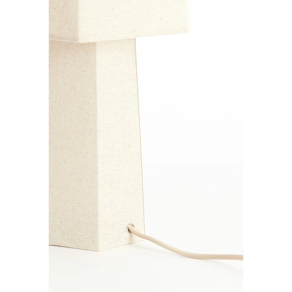 Tischlampe Musabo Leinen Naturleinen Light & Living 8717807784300