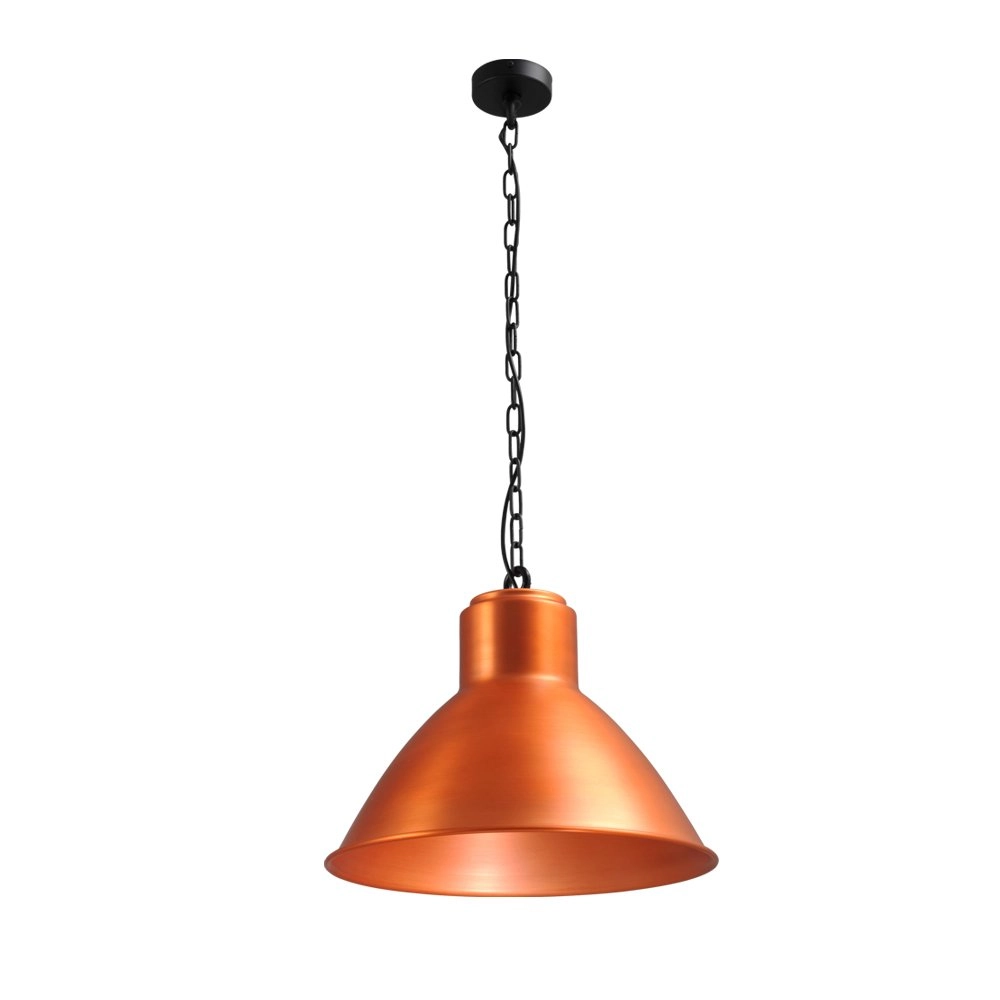 Pendelleuchte Industria 44 44 cm roter Käufer mit schwarz