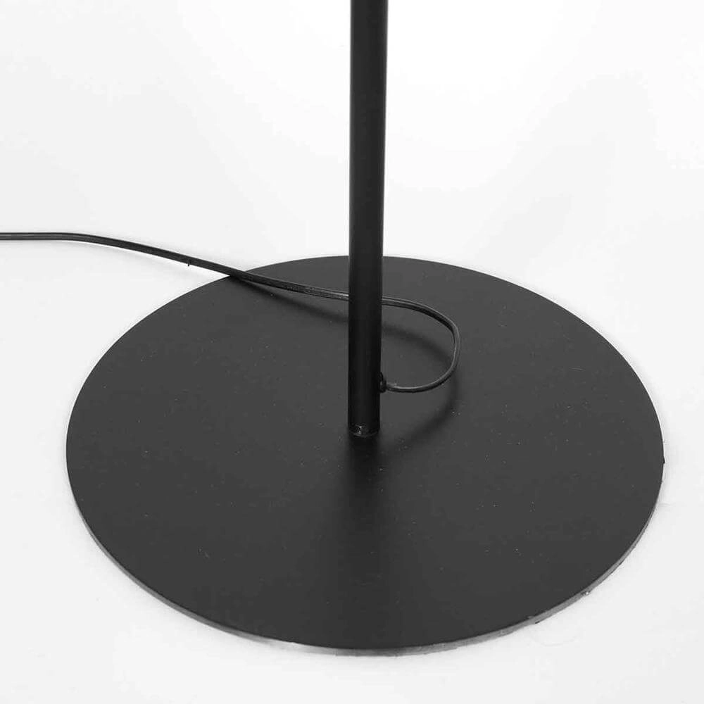 Stehlampe Bloeba schwarz mit blauer Kapuze Steinhauer 8712746177015